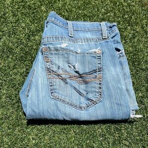 VTG 00’s Cinch Distressed Mens Blue Jeans